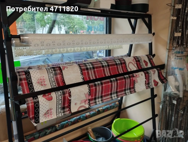 Стойка за мушама, стелажи, табли за стелаж, перфориран гръб, мострена решетка, снимка 2 - Стелажи и щандове - 53134835