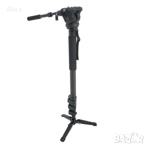 Монопод Clip CARBON MKC-3425 с флуидна глава