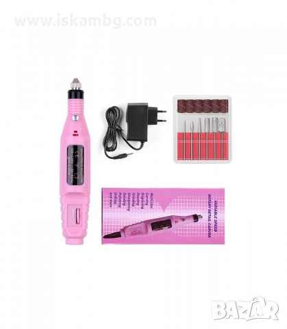 МНОГОФУНКЦИОНАЛНА ЕЛЕКТРИЧЕСКА ПИЛА ЗА МАНИКЮР И ПЕДИКЮР С 6 ПРИСТАВКИ - код ПИСАЛКА, снимка 6 - Педикюр и маникюр - 33913422