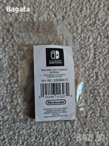 Ключодържател на WarioWare Get It Together! Promo Nintendo Switch, снимка 2 - Колекции - 52656319
