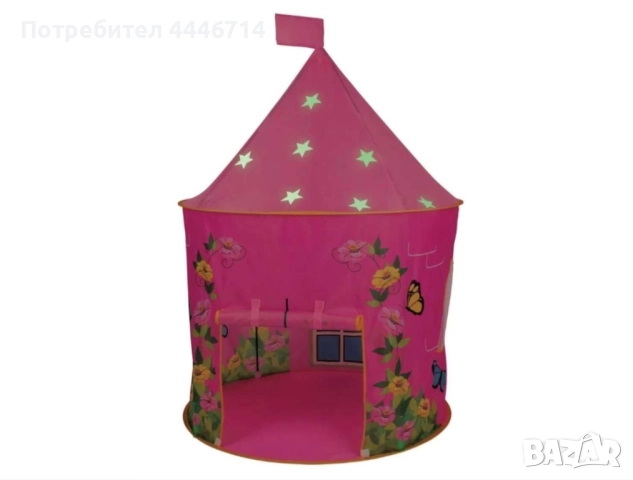 Детска палатка за игра с флуорисцентни елементи, снимка 6 - Други - 51605948