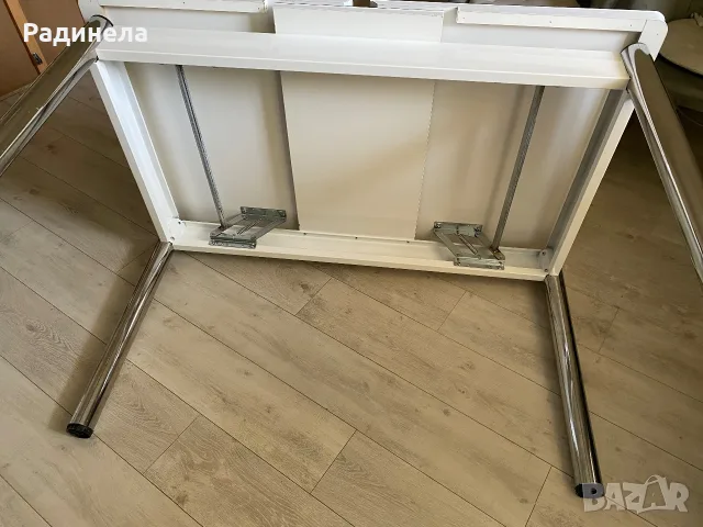 Столове 4 броя комплект и стъклена маса, снимка 15 - Столове - 55665774