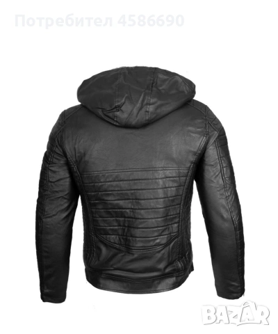 Мъжко кожено яке, снимка 2 - Якета - 53687860