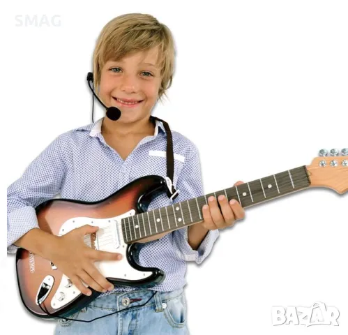 Играчка Електрическа китара с микрофон - Bontempi S_1185593, снимка 3 - Музикални играчки - 48632726