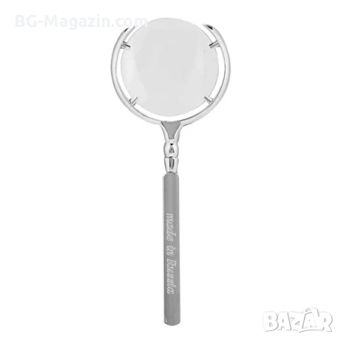 Луксозна увеличителна ръчна лупа мощно увеличение 8X с дръжка стъклена за четене книги вестници , снимка 7 - Други инструменти - 50920304