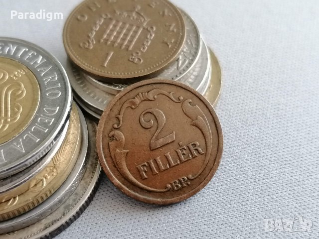 Монета - Унгария - 2 филера | 1934г.