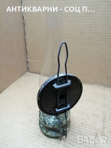 Стара Соц Газена Лампа. , снимка 3 - Антикварни и старинни предмети - 41344795