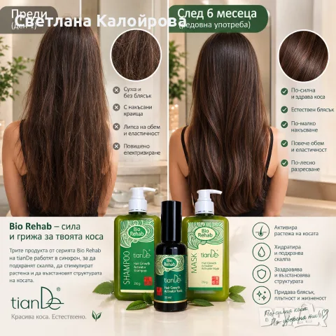 Bio Rehab Tiande, снимка 2 - Продукти за коса - 56092894