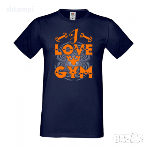 Мъжка Фитнес тениска I Love Gym 2 Gym,спорт,Щанги,Тренировки,Спортуване,, снимка 4 - Тениски - 36507357