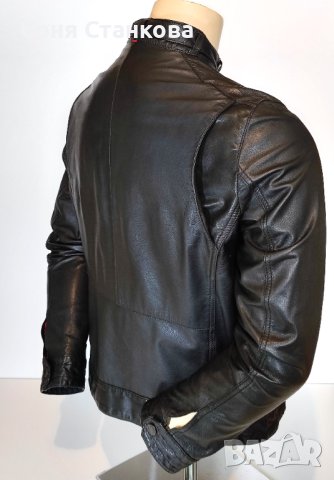 Мъжко кожено яке от естествена кожа - BOSS , Strellson, снимка 9 - Якета - 42707153