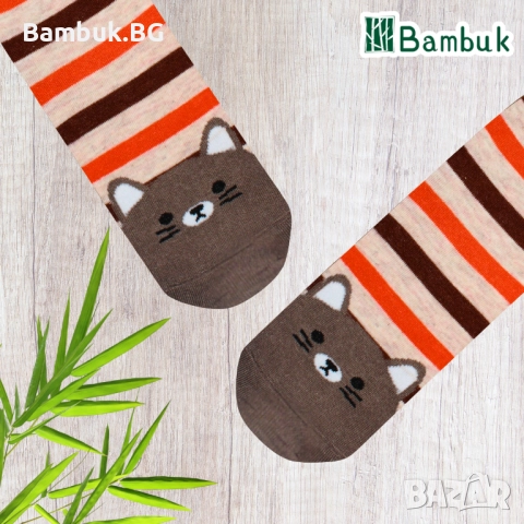 Дамски чорапи за весело настроение “Сладки животни”, снимка 12 - Други - 52577607