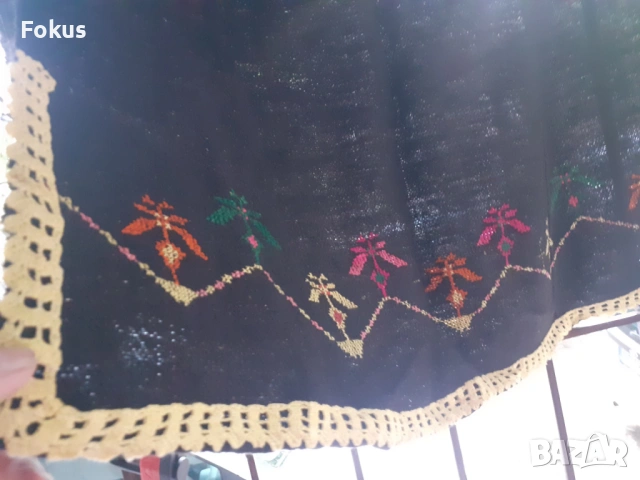 Автентична стара голяма вълнена престилка за носия, снимка 5 - Антикварни и старинни предмети - 53295223