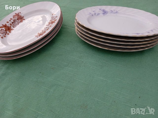 Порцеланови плата  8 броя, снимка 3 - Чинии - 35711001
