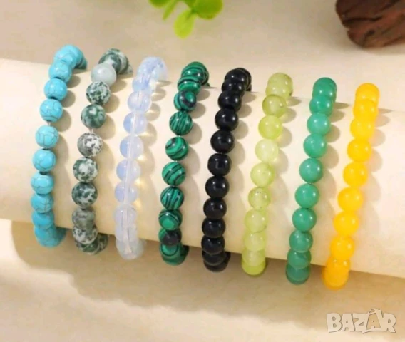 Гривни от естествени камъни  , снимка 6 - Гривни - 51172840