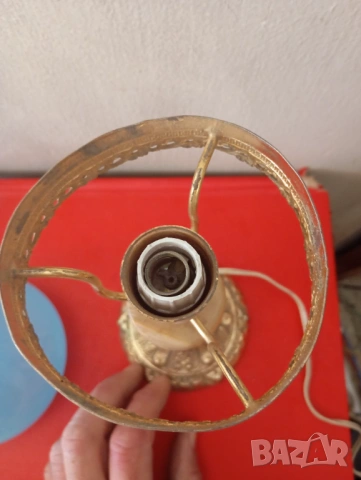 Винтидж настолна лампа, снимка 6 - Настолни лампи - 53731779