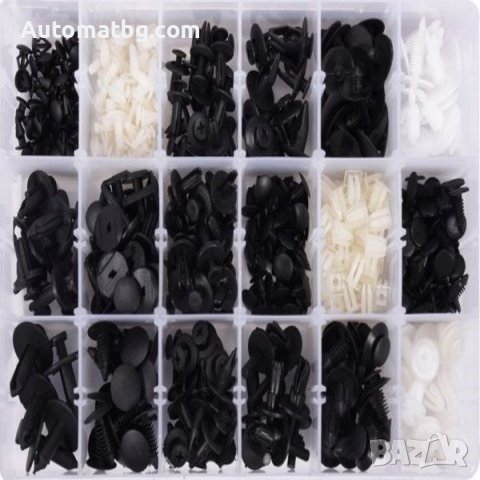 Комплект щипки за интериор Automat, Щипки за кори, За FORD, 415бр, снимка 3 - Аксесоари и консумативи - 39699206