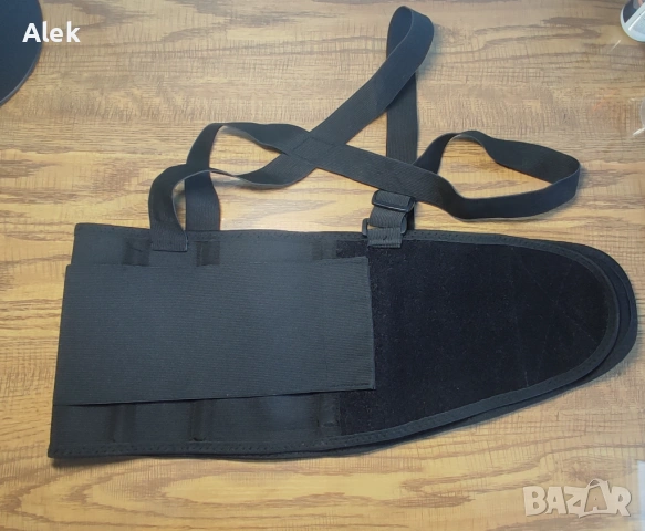 Ортопедичен колан за кръст с презрамки – до 105 см, снимка 4 - Спортна екипировка - 53072713