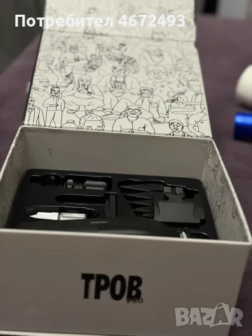 TPØB Play Clipper + Trimmer Bundle – Blackout Edition, снимка 6 - Машинки за подстригване - 56405448