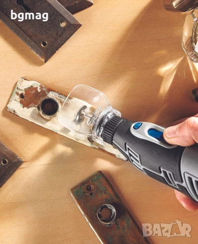 Dremel 550-комплект оригинални консумативи и предпазител, 5 части, снимка 4 - Други инструменти - 52142033