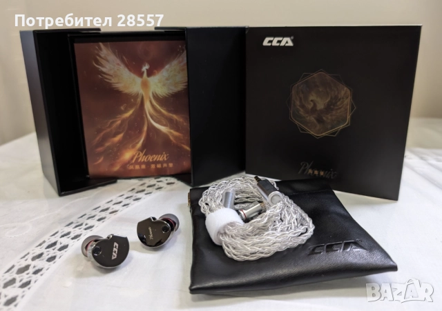 Нови- неотваряни CCA Phoenix Слушалки тип iem, снимка 4 - Слушалки и портативни колонки - 52380774