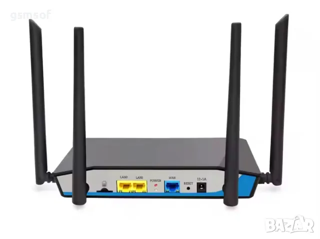 4G WIFi рутер със слот за сим карта, 2.4gHZ, WAN/LAN/VPN - 4 антени, снимка 3 - Рутери - 47712996