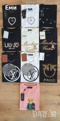 GUESS, MOSHINO, Pinko, LIU JO, Dolce&Gabbana, Polo Ralph Lauren дамски тениски, снимка 1