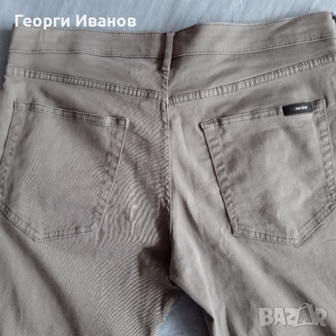 КАТО НОВИ CALVIN KLEIN W34/L34 CEMENT GRAY Straight Fit оригинални дънки CK jeans