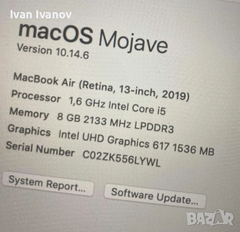 Rose Gold MacBook 2019 Retina Air 13-inch, снимка 2 - Лаптопи за дома - 52828015