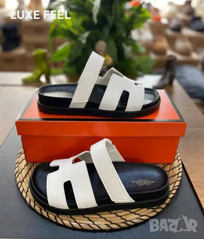 Hermes 🤍 Дамски Чехли 36-41, снимка 2 - Чехли - 55782286