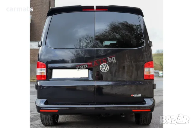 Спойлер антикрило за Volkswagen Transporter T6 (2016-2024) с двойна врата - черен гланц
