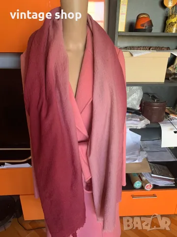 Зимен шал омбре Massimo Dutti-, снимка 4 - Шалове - 56313375