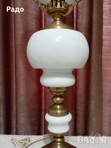 Комплект от две големи старинни красиви лампи - лампа, снимка 4 - Антикварни и старинни предмети - 50090392