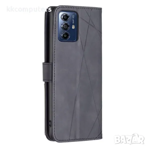 Motorola Moto G Play (2024) BINFEN COLOR Magnetic Wallet Калъф и Протектор, снимка 10 - Калъфи, кейсове - 49920534