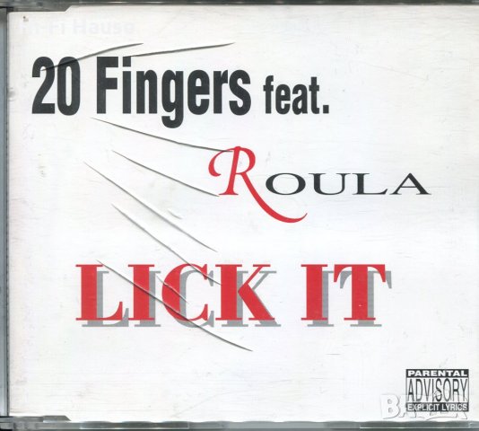 20 Fingers feat -Roula-Lick it, снимка 1 - CD дискове - 34746234