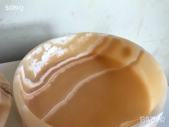 Прекрасен Съд От Оникс, снимка 4 - Антикварни и старинни предмети - 51289619