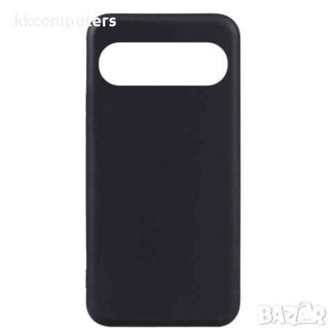 Силиконов кейс iPaky матиран и Протектор За Google Pixel 9/Pixel 9 Pro, Черен, снимка 2 - Калъфи, кейсове - 51962498