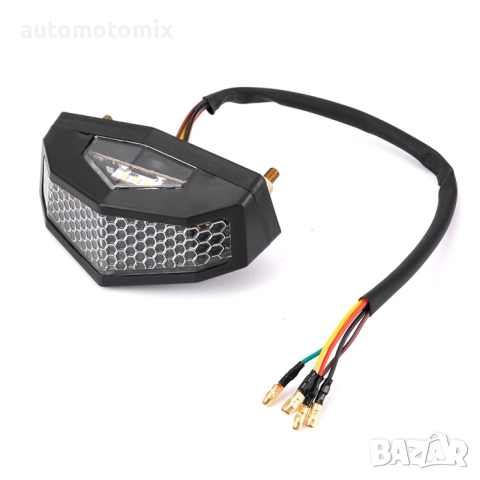 Стоп за мотор и осветление за номер, 12V, 4,7*10,5*5,1см , снимка 5 - Части - 44505971