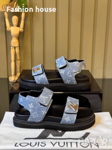 Louis Vuitton деним сандали