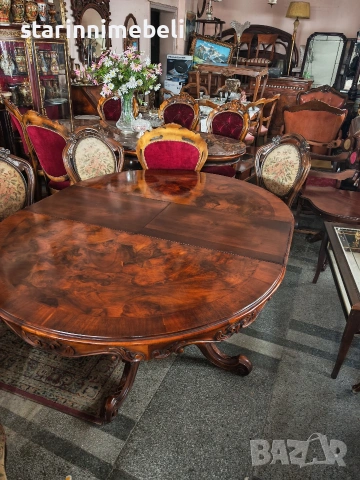 Бароков трапезен комплект , снимка 9 - Маси - 53641340