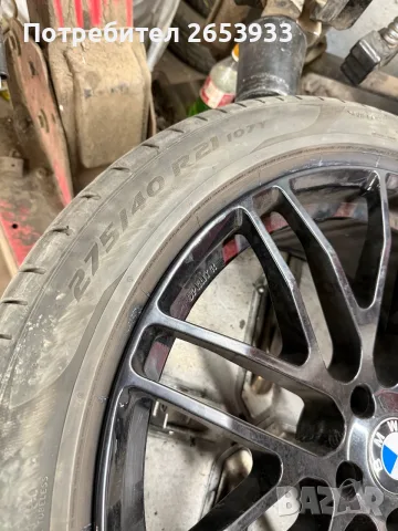 BMW X5 X6 оригинални джанти Breyton Spirit R 21 цола със спорт пакет гуми Pirelli P Zero, снимка 6 - Гуми и джанти - 56098578