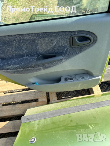 Задна лява зелена врата Рено Сценик 1 Renault Scenic I, снимка 3 - Части - 44598693