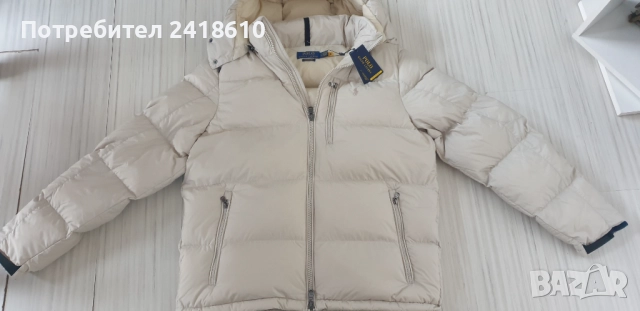 POLO Ralph Lauren Gorham Basic Sand Mens Down Jacket Size L  НОВО! ОРИГИНАЛ! Мъжко Зимно пухено Яке!, снимка 12 - Якета - 52542128