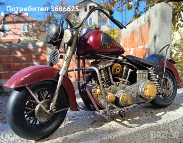 Метално моторче, снимка 3 - Други ценни предмети - 47835733