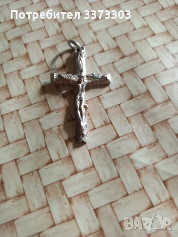 Сребърен кръст от Йерусалим , снимка 4 - Колиета, медальони, синджири - 53871826