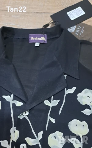 Дамска копринена риза, снимка 5 - Ризи - 51240273