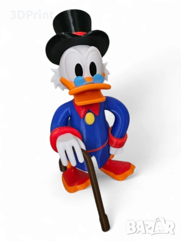 Комплект за оцветяване – 3D фигура Чичо Скрудж + бои и палитра (18 см), снимка 9 - Рисуване и оцветяване - 53651288