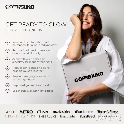 CORREXIKO 120 капсули морски колаген + 60 капсули ултра омега 3, снимка 2 - Хранителни добавки - 48036825