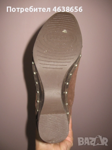 Fossil оригинални велурени дамски ботуши, снимка 10 - Дамски ботуши - 52499814