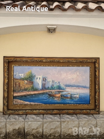 Уникална огромна майсторска авторска картина масло върху платно , снимка 2 - Картини - 51694642