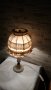 Голяма стара мраморна лампа - нощна лампа - 1970 година, снимка 7